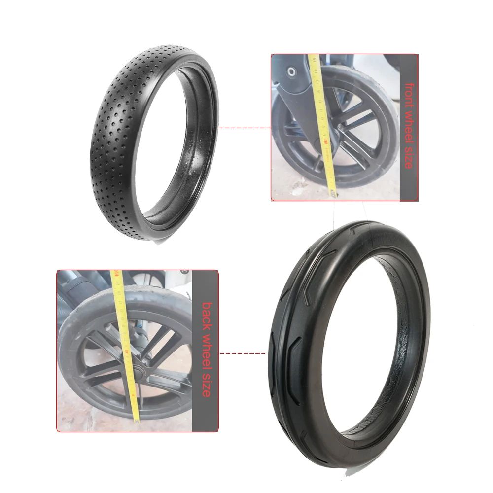 

Custom Buggy Tire For Jane Muum Front Or Rear Wheel Tyre Cover PU Tubeless Wheel Casing DIY Compatible Baby Stroller Accessories