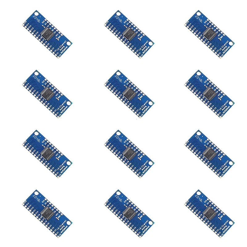 Analógico Multiplexer Digital, MUX Breakout Módulo Board, 16-Channel Módulo Analógico, CMOS Preciso, Arduino, DIY, CD74HC4067, 12pcs