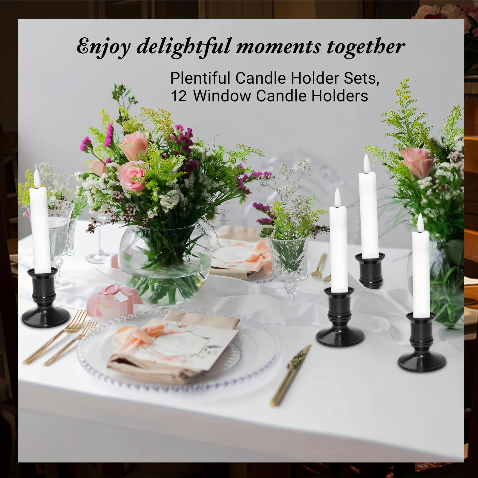 Conjunto de 6 Castiçais Decora - Holiday Candle Set avaliação e preço