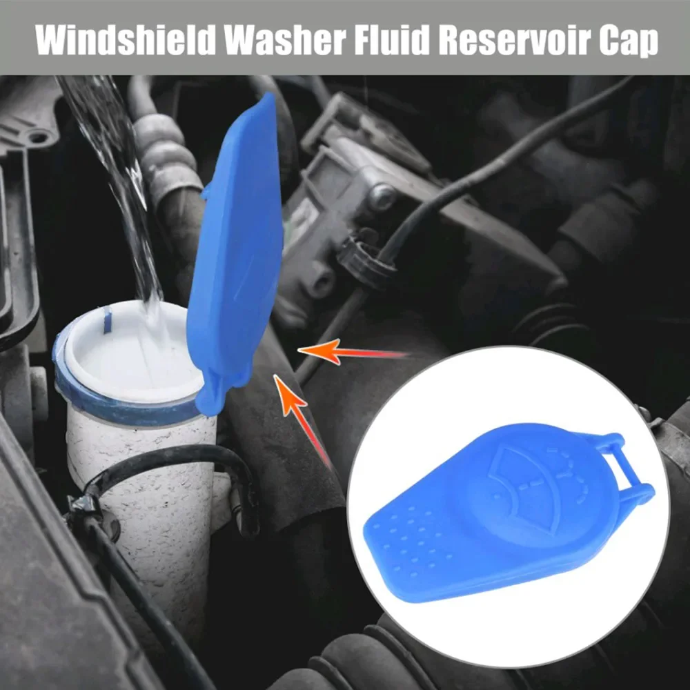 

1Pc Auto Wiper Windscreen Wiper Washer Fluid Reservoir Bottle Lid Cap Cover for Ford Focus C-Max Kuga Mondeo 4 S-Max Galaxy WA6