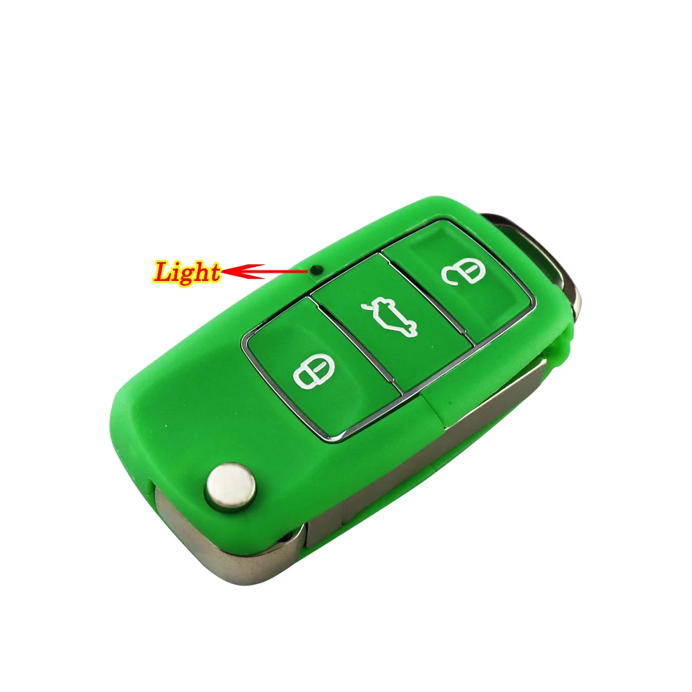 YIQIXIN VW Fob Case For Volkswagen Jetta Golf Passat Sharan Skodat Toledo Beetle Polo Bora Seat Folding Car Smart Key Shell New