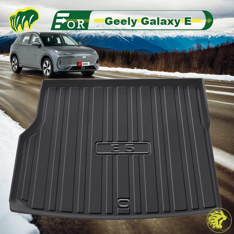 

For Geely Galaxy E5 2024 TPE Custom Fit Car Trunk Mat All Season Black Cargo Mat 3D Shaped Laser Measured Trunk Liners