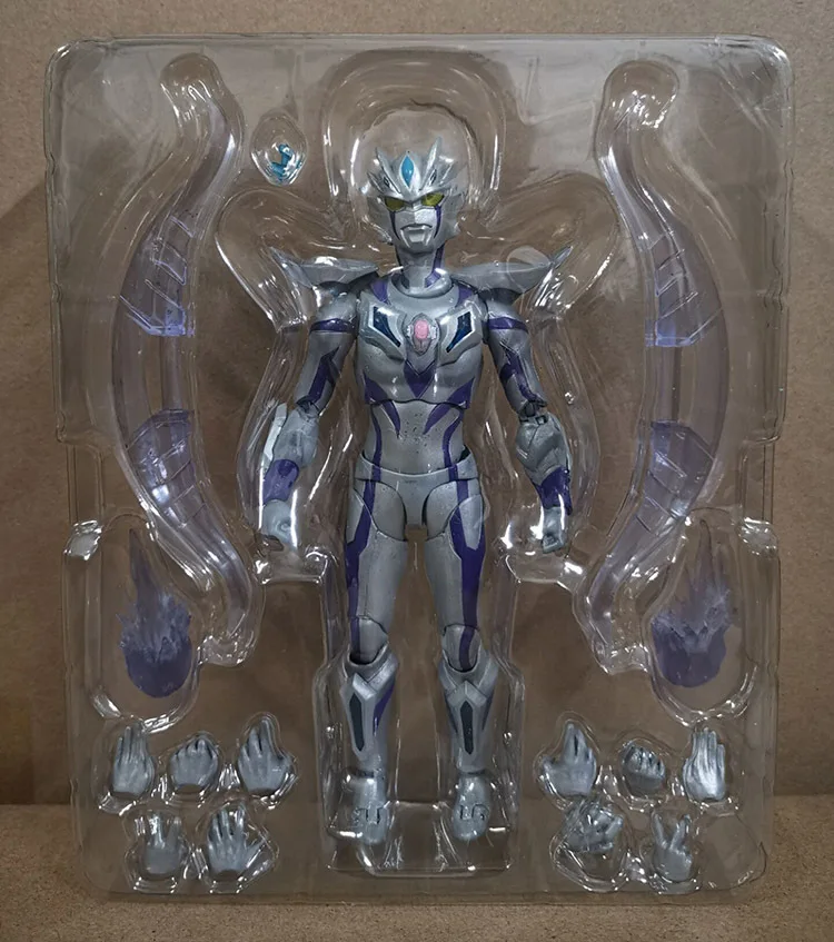 16CM SHF Anime Ultraman Geed Final Infinite Zero PVC Box Action Doll Desktop Accessories Children's Toy Gifts