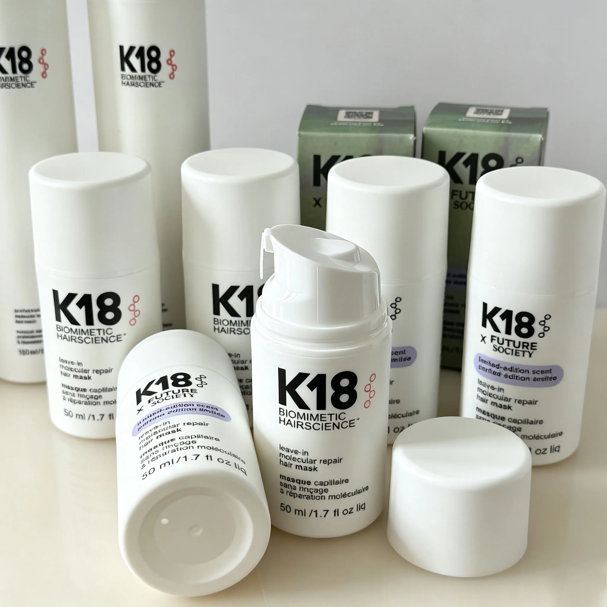 Bestseller K18 Leave-In Molecular Kertain Repair Hair Mask Soften Restores Damaged Hair Deep Keratin Treatment for Hair Care Set