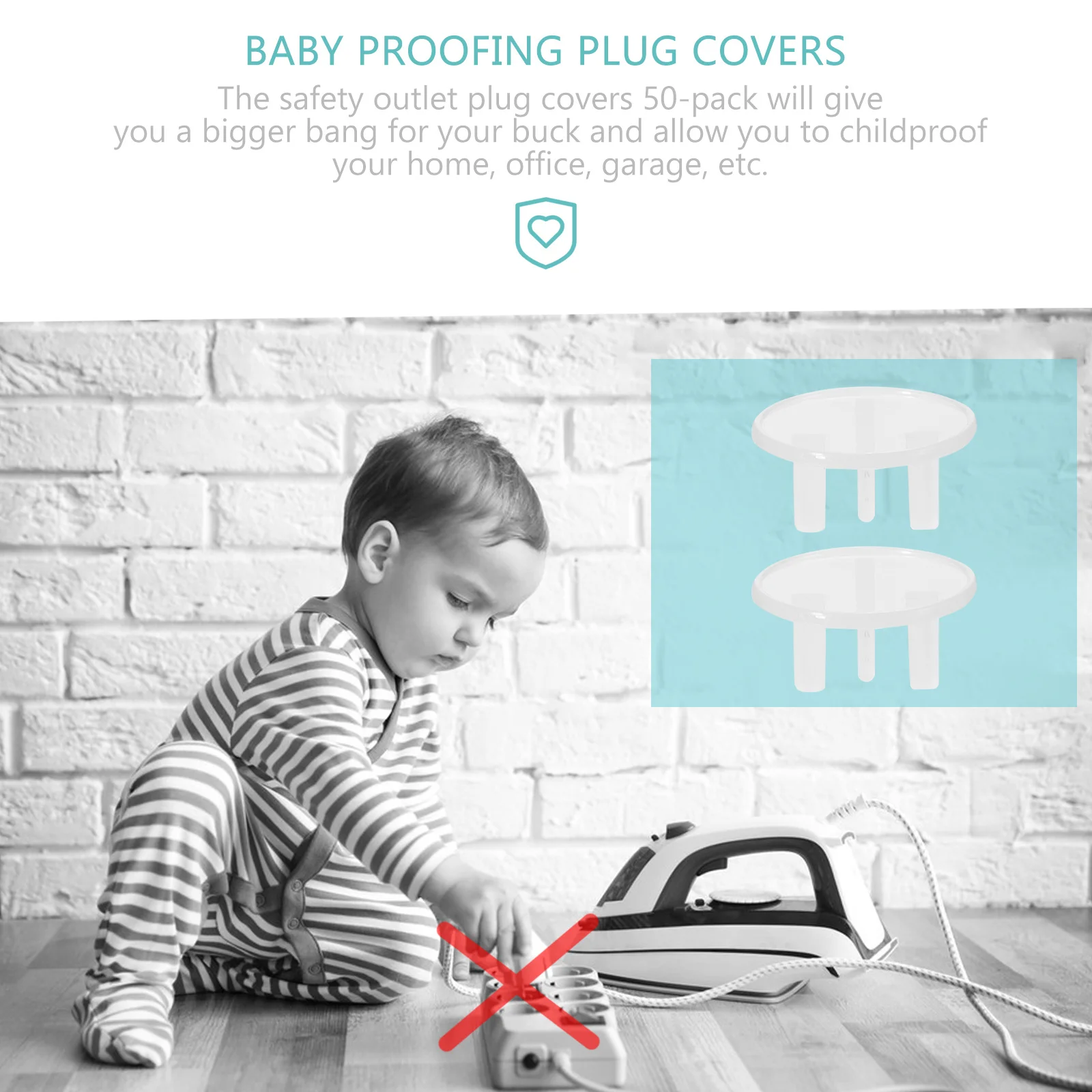 

20 шт., защитные чехлы для электрических розеток с защитой от детей, защитные чехлы для розеток, легкая установка, белый цвет