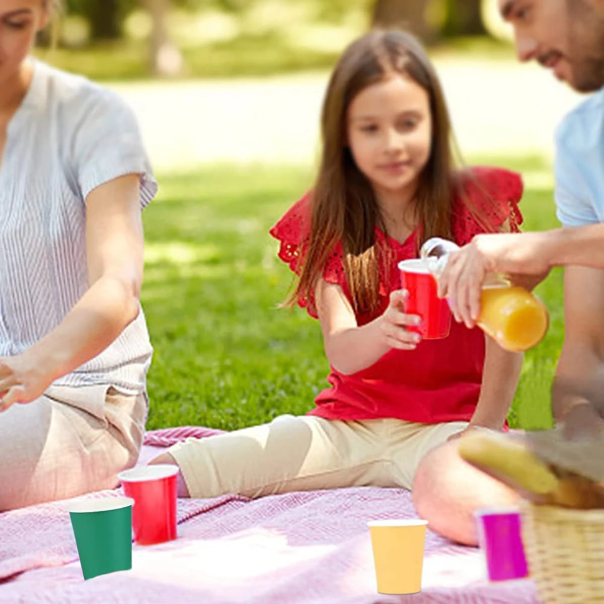 Kindergarten Early Education Thickened A Paper Cup Color Diy Handmade Paper Cup To Identify Color Handmade Materials