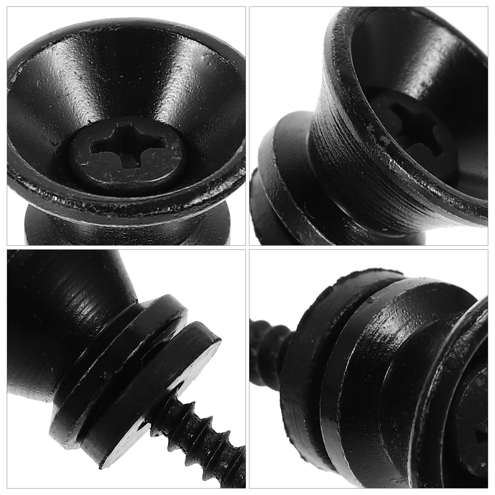 

20 Sets Tail Nail Bass Guitar Pin Non-skid Electric Parts Hardware Fixator Button Acoustic Accessories Supplies End for