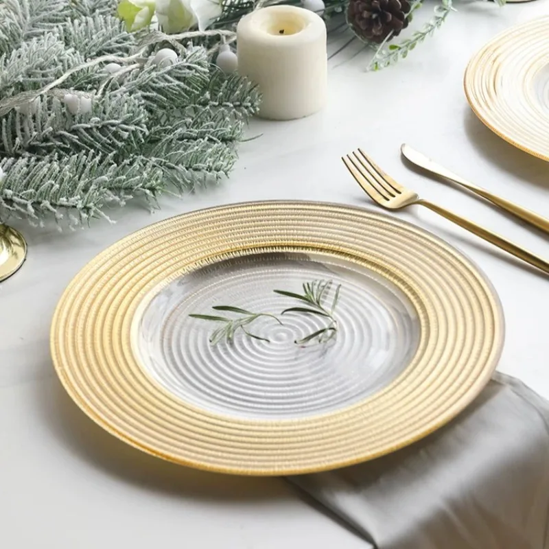 Light Luxury Western Food Plate Household Creative Dessert Plate Talerze Obiadowe Assiettes De Table Aparelho De Jantar Pratos