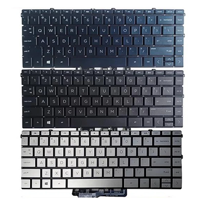 f  For HP Spectre X360 13-AW 13-AW0003DX 13-AW0008CA Backlist Keyboard