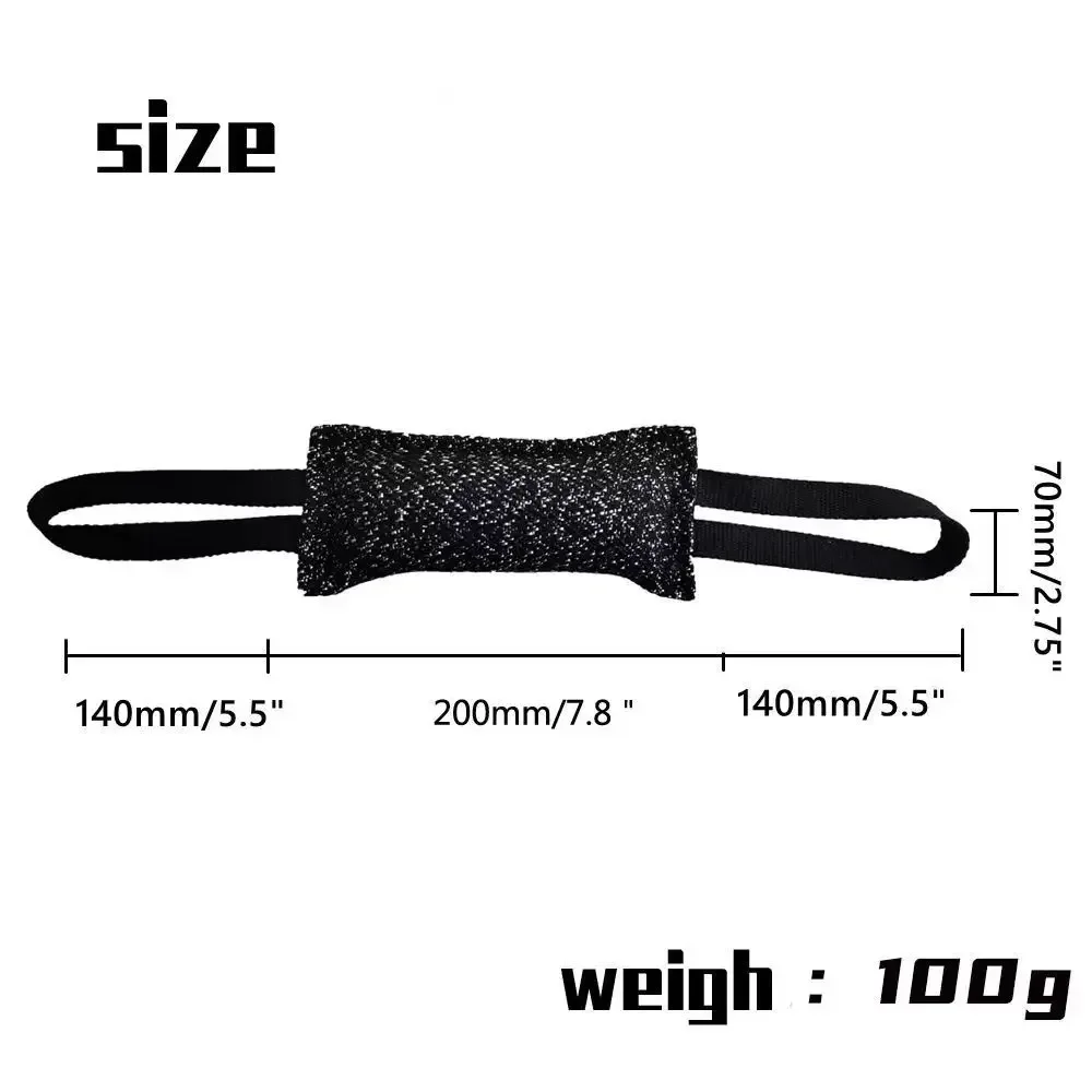 Bite Training Pillow Pet Bite Toy Dog Training Supplies Dog Toy Hemp Stick Bite Stick Pet Bite Pillow Dog Treats