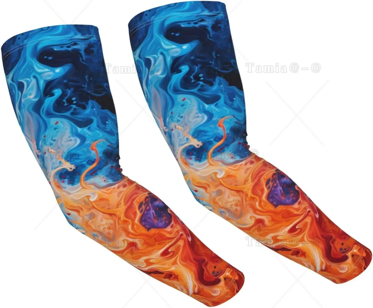 

The Myth Of Ice And Fire Sun Protection Cooling Arm Sleeves For Men Women, Uv Compression Cooling Sleeve For Sports