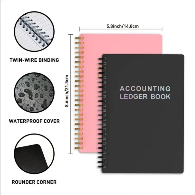 Mr.paper A5 Accounting Book 50pcs/book of High Quality Office Supplies Simple Ledger 100g High Quality Writing Paper