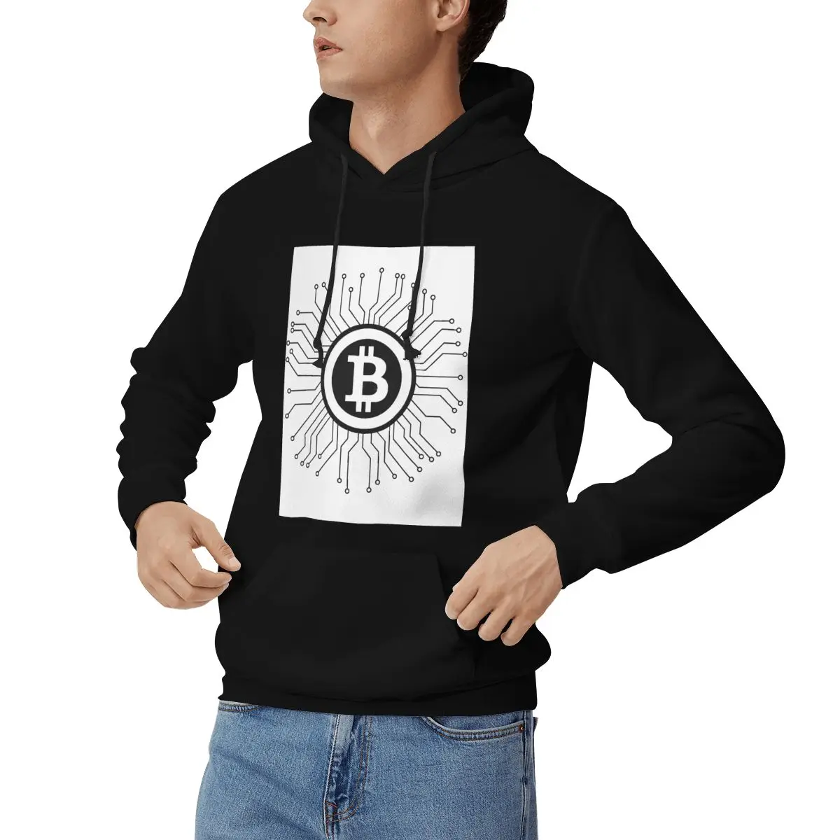 Bitcoin BTC Crypto Currency Hoodies Men's Women Casual Pullover Sweatshirts Hip Hop Long Sleeve Streetwear Autumn Winter