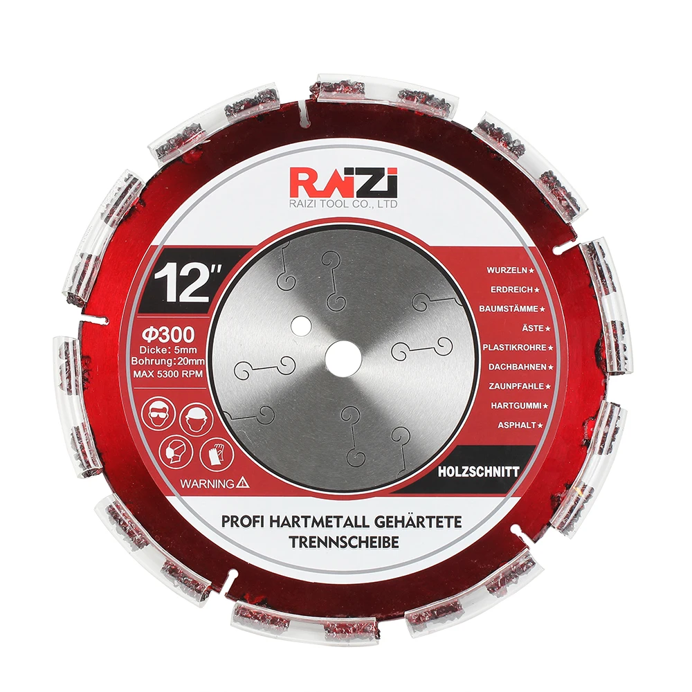 

Raizi Tools - 14-дюймовый/350 мм твердосплавный пожарно-спасательный пильный диск премиум-класса для всех