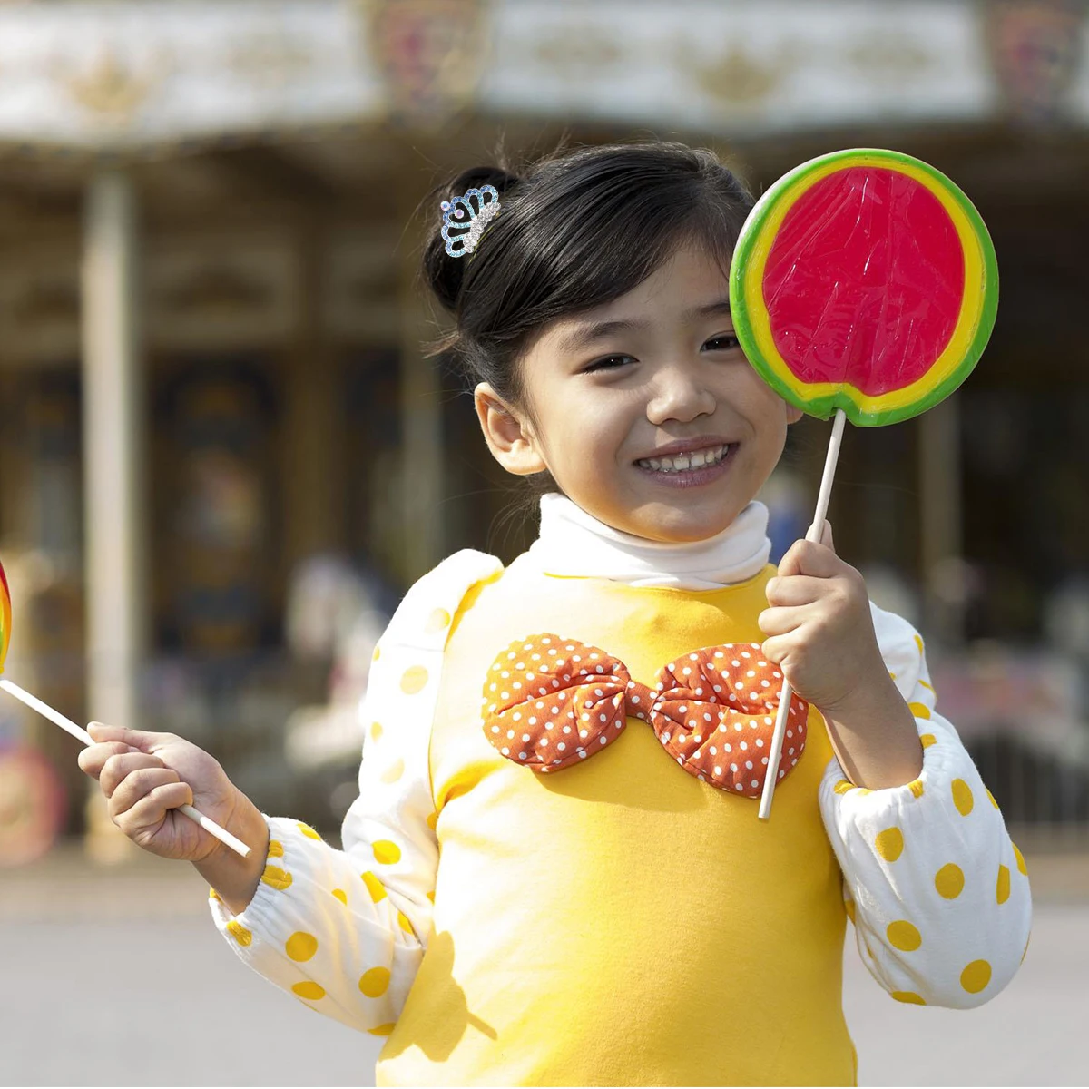 

4pcs Crown Hair Clip Crystal Tiara Girls Accessories Bridal Rhinestone Studded Lightweight Elegant Decorative