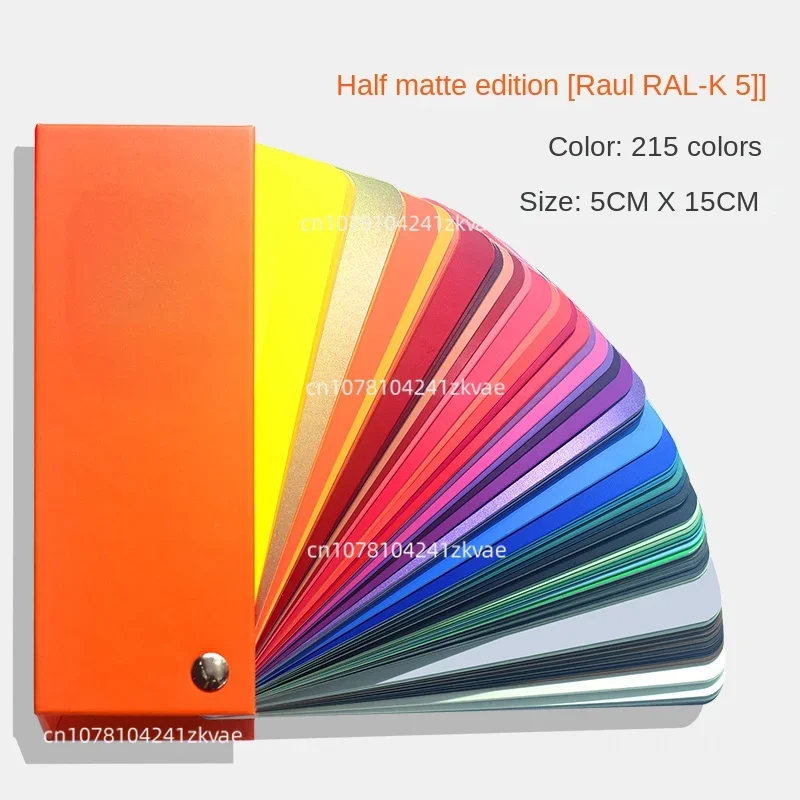 RAL Color Card K5 215 colors Paint Coating Pigment Metal Building Material Sample European Standard High-gloss Matte Printing