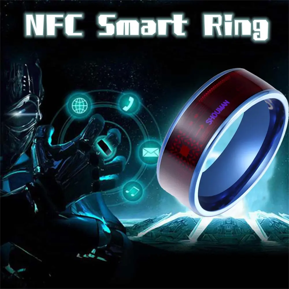 NEW Multifunctional NFC Finger Ring Waterproof Android Phone Equipment Intelligent Wearable Connect NFC Finger Ring Smart