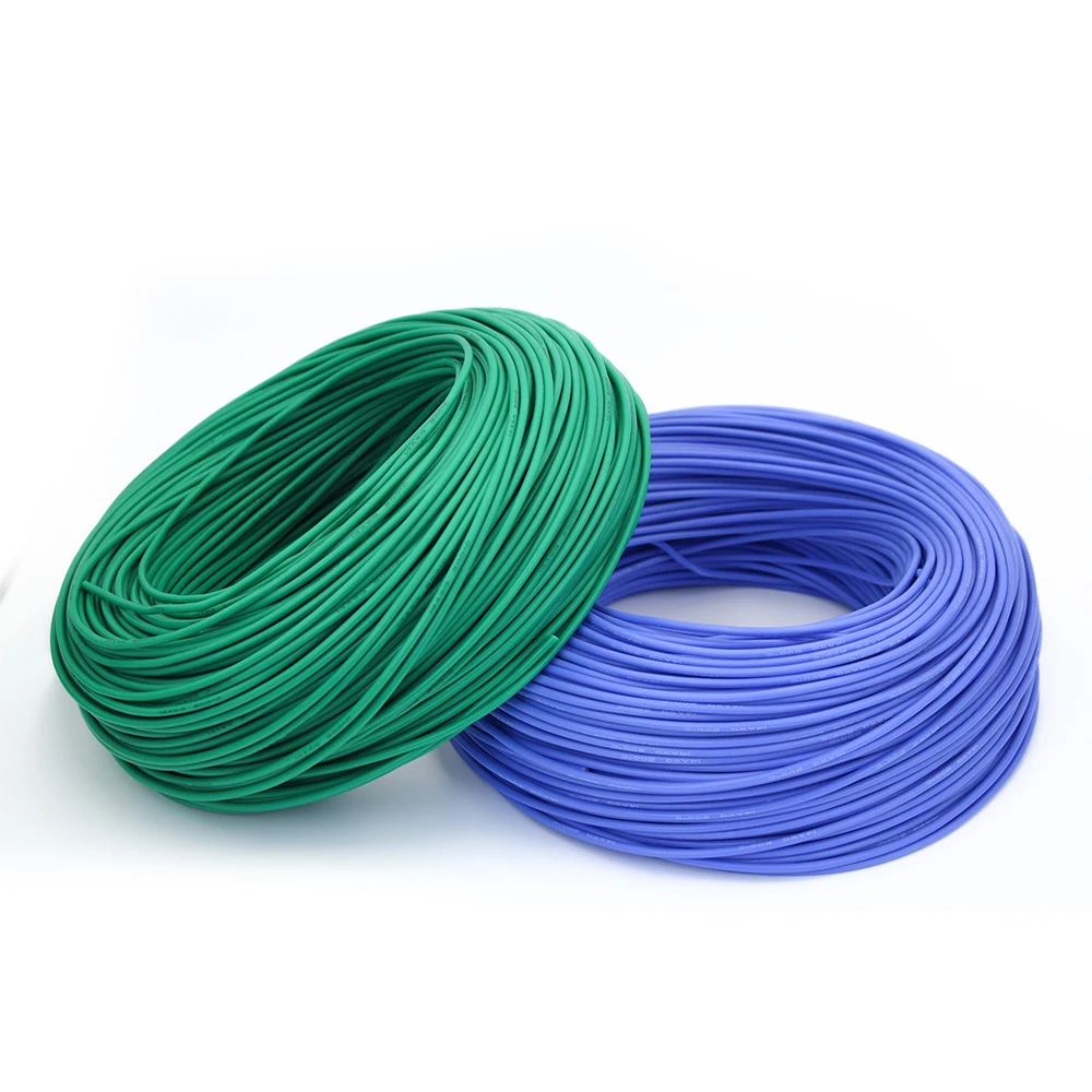 Alambre de silicona resistente al calor 12awg 13 14 15 16awg 17 18 20 22 24 26 28 30 AWG alta temperatura 200 ° resistente al frío-60 °