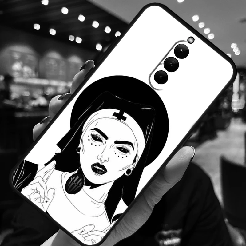 Sister Style Nun Sexy Girl Case For ZTE Nubia Red Magic 8S Pro 8 Pro Plus RedMagic 9 Pro 6 7 6S 7S Pro 5S 5G 6R Cover