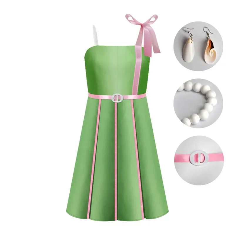 2025 New Movies Margot Robbie Women Barbi Dress Up Halloween Men Ken Ryan Gosling Cosplay Costume Teen Girl Vintage P wat160