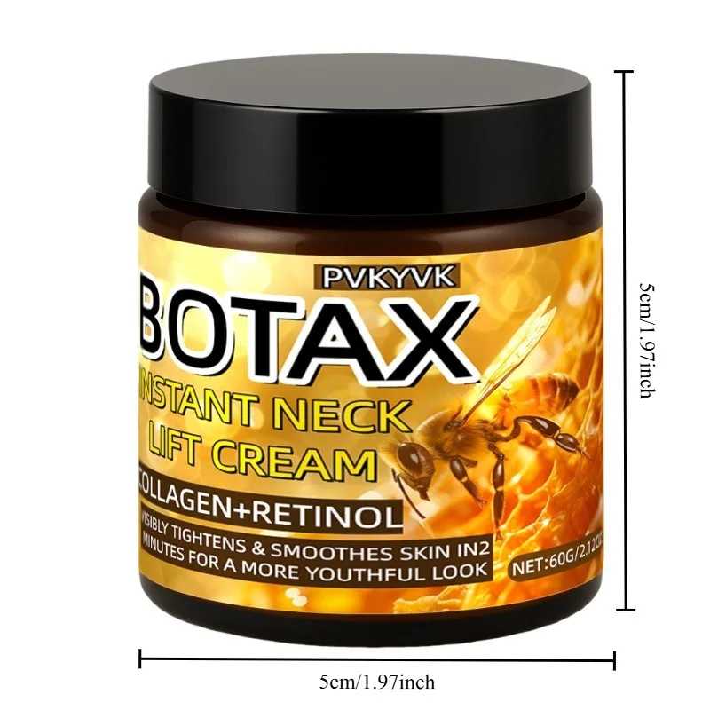 كريم سوبر بي فينوم كريم شد الرقبة الفوري لمدة دقائق يقلل من تجاعيد الرقبة والشيخوخة ويطب ويغذيها