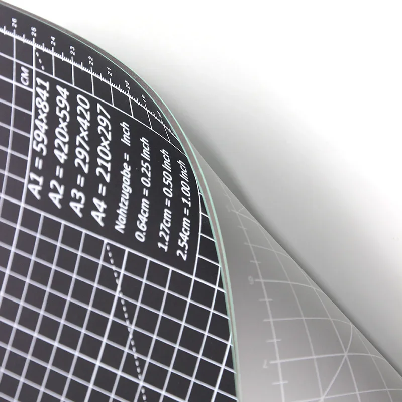 60*45 سنتيمتر A2 بولي كلوريد الفينيل قطع حصيرة مجلس دائم الشفاء الذاتي DIY بها بنفسك الخياطة طالب ورق فني وسادة الحفر الجلود أداة للحرف اليدوية