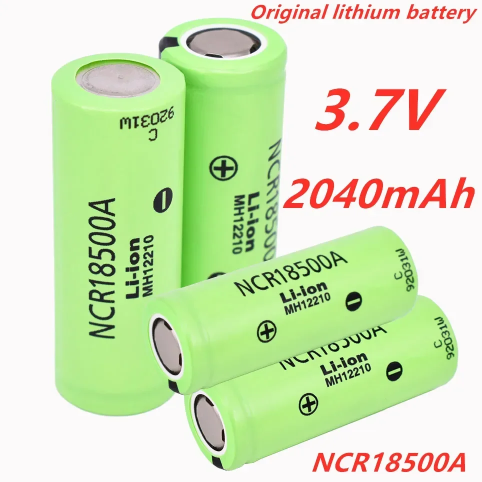 High Quality 18500A 3.7V NCR 18500 2040mAh Original Battery for 3.6V Toy Flashlight