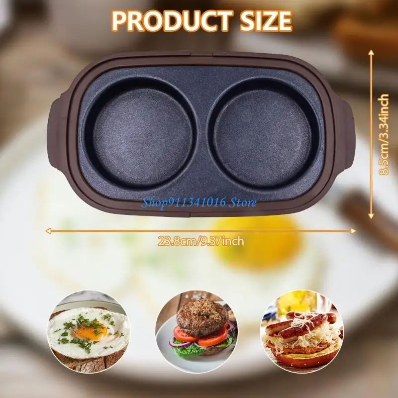 

Microwave Eggs Cooker Duals Compartment For Cooking Eggs Breakfast Sandwiches