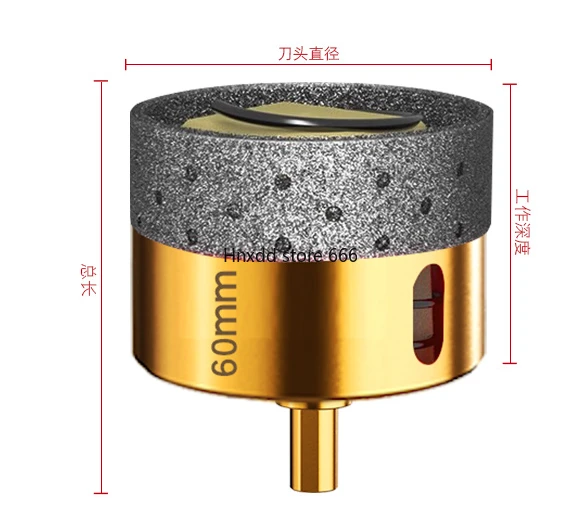 Spring brazed ceramic tile ceramic glass hole opener marble tile drilling