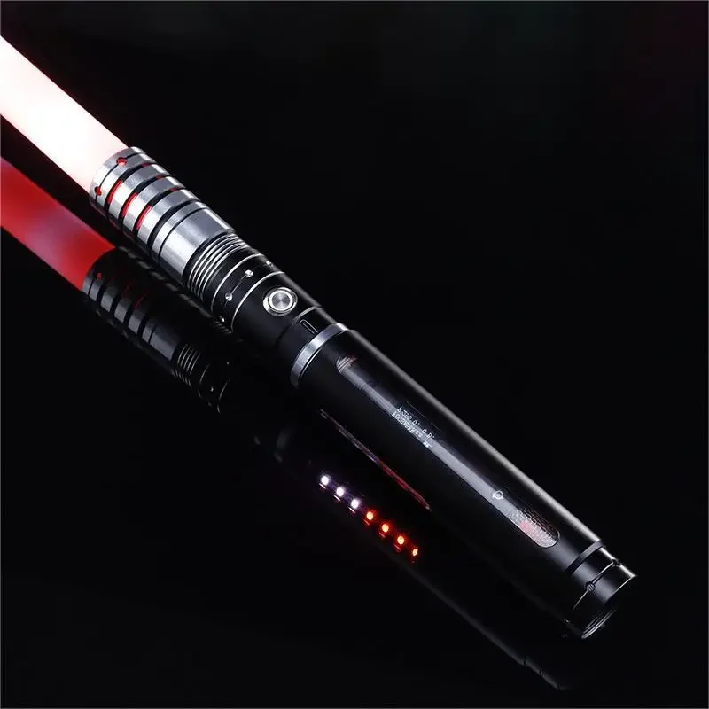 Fantasy high-end crystal pixel lighting lightsaber metal laser sword adult toy prop gift luminous toy outdoor role-playing