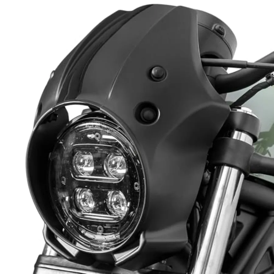 

Motorcycle Headlight Fairing Cowl Windshield Fit for Rebel 500 300 CMX500 CMX300 2017-2026 Windscreen
