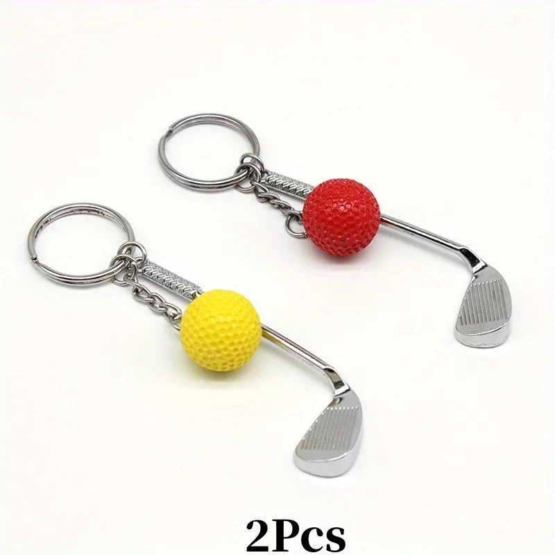Golf Ball Key Chain Pendant, Gift for Golf Enthusiasts