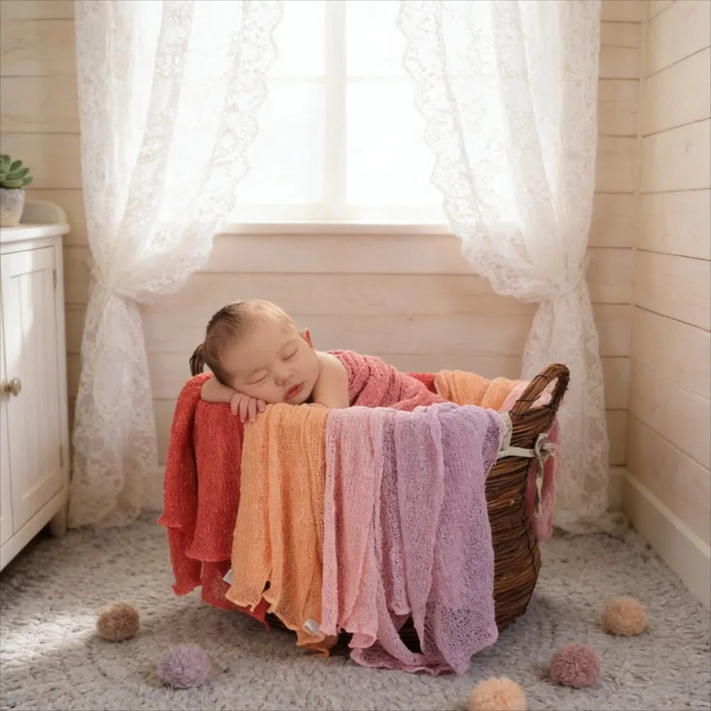 

Обертывающая ткань для фотосессии новорожденных, эластичная ткань, реквизит для фотосъемки детей и детей