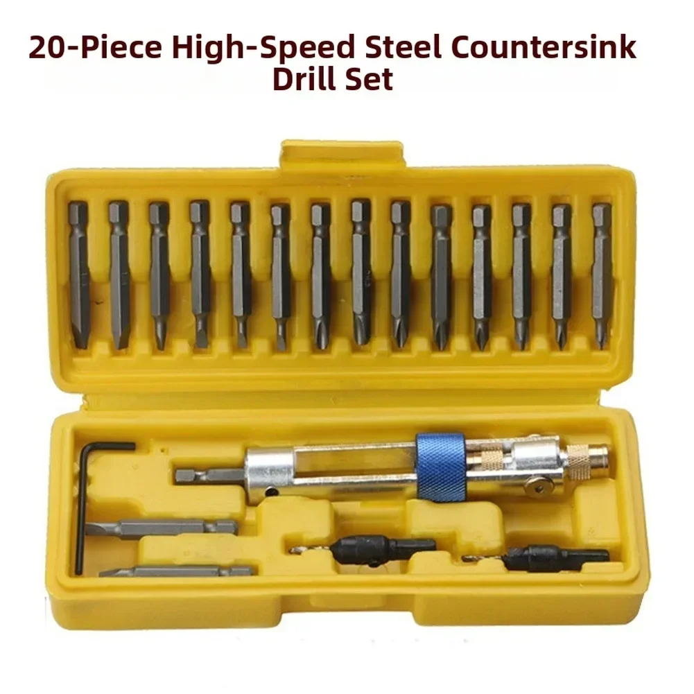 

Набор из 16 магнитных отверточных насадок с шестигранным хвостовиком 6,35 мм и магнитными насадками для шуруповерта с потайным сверлом, универсальные насадки для ручного инструмента