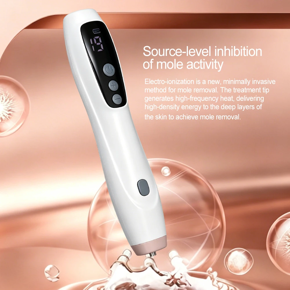 Elektrischer Warzenentfernungsstift mit 19 Einstellbaren Stufen für Hautflecken, Sommersprossen, Hautanhängsel und Tattoo-Entfernung - Beauty Plasma Pen/Ersatznadeln – Detail 11