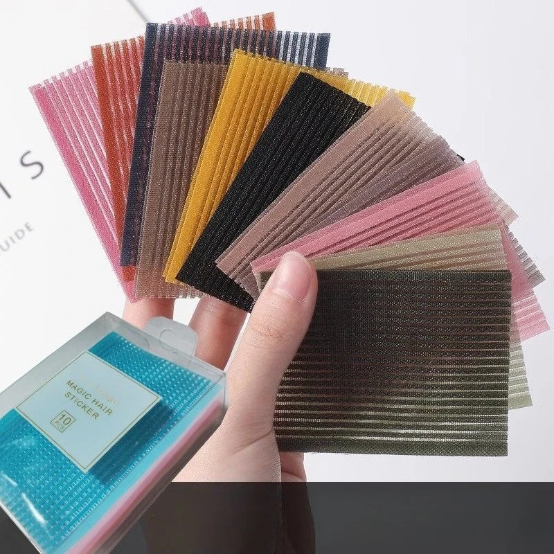 Women Accessories Combo - 1 Box-10pcs Colorful Self-adhesive Hair Tidy