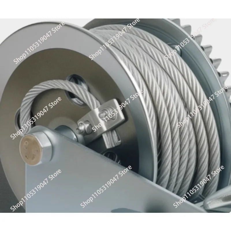 Suitable for 600-3000 Pounds Manual Wire Rope Traction Hoisting Winch