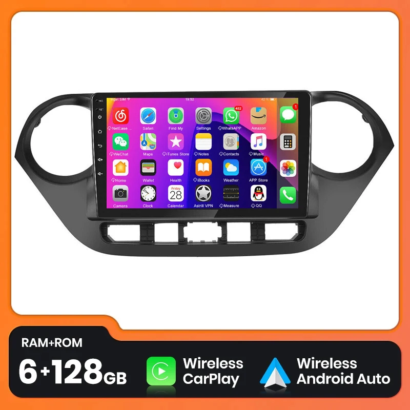 

2Din Android 13 Car Radio Multimidia Video Player For Hyundai Grand I10 2013-2015 2016 Navigation GPS Car Stereo System Carplay