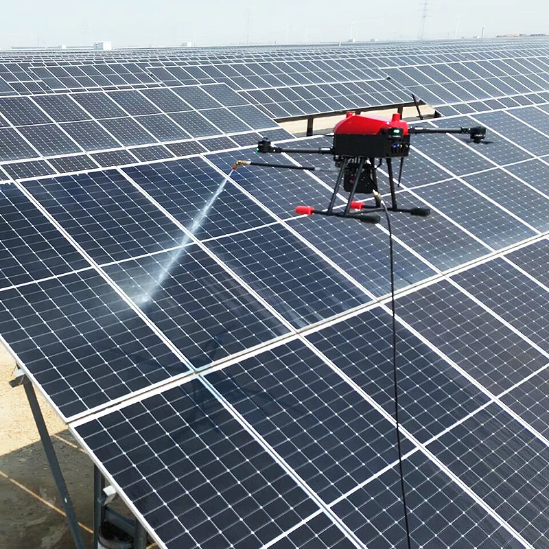 New Professional Industrial High Pressure Cleaning Drone for Home & Commercial Use on Glass Solar Panels Roofs
