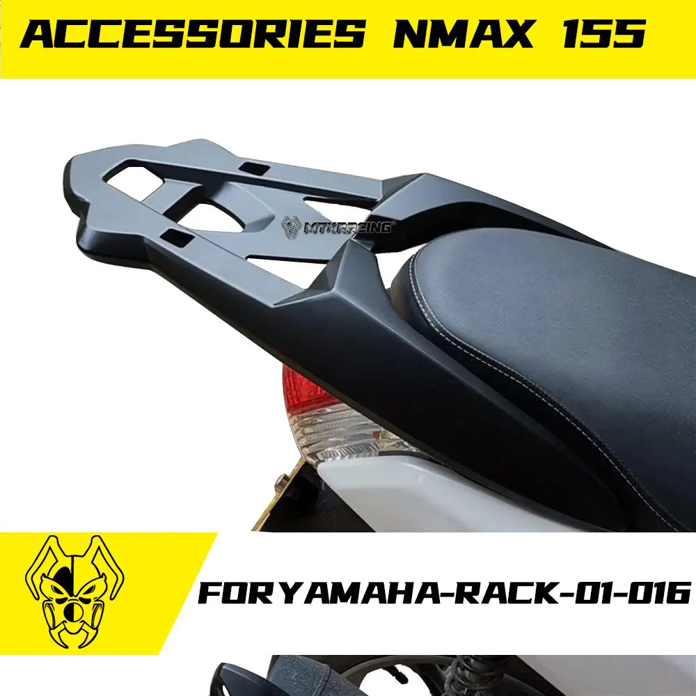 

MTKRACING For YAMAHA NMAX125/155 2017-2019 Motorcycle Accessories Rear Seat Rack Bracket Luggage Carrier Cargo Shelf Support