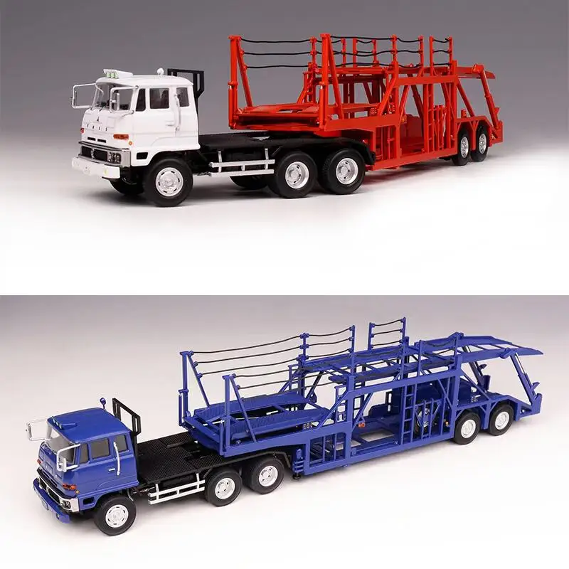 DD Models 1:64 FV High Cab Tractors w/ Plastic Transport Trailer Set  Diecast Model Car