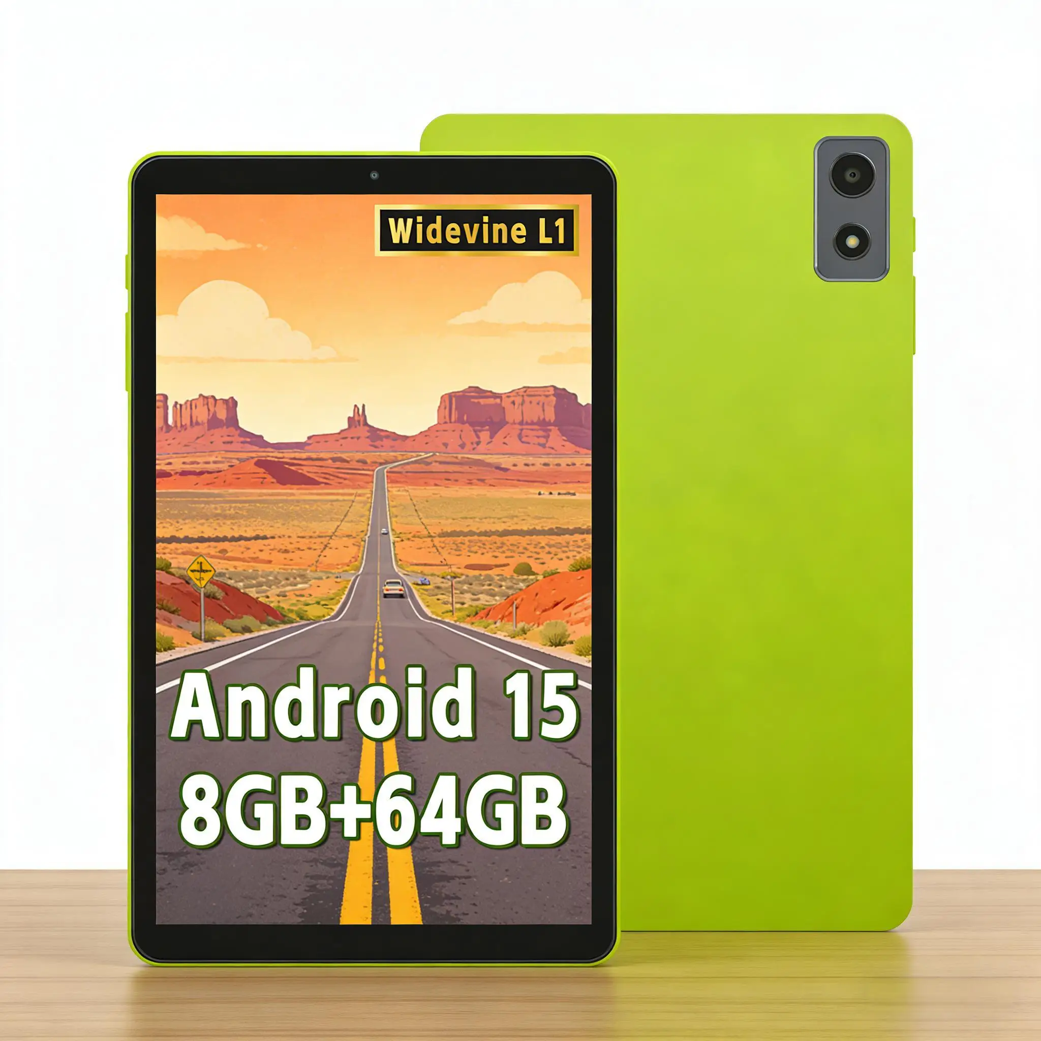 

ANRY 8.86inch Android 15 Tablet Quad Core 8GB RAM 64GB ROM 5000mAh WiFi Touch Screen Kids Student Gaming Tablet GMS Google Play