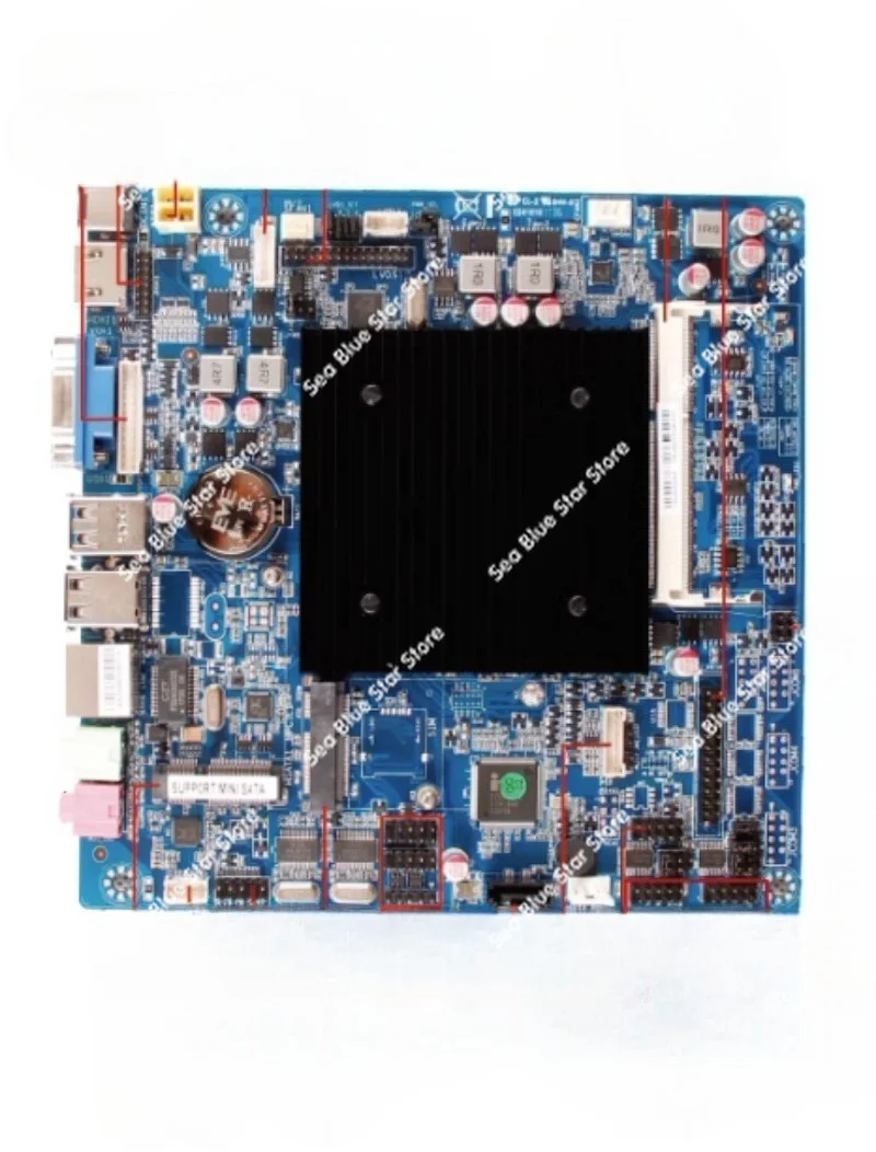carte-mere-de-controle-industriel-itx-j1800te-2cd8-carte-mere-integree-pour-caisse-enregistreuse-carte-mere-d'occasion-demontee
