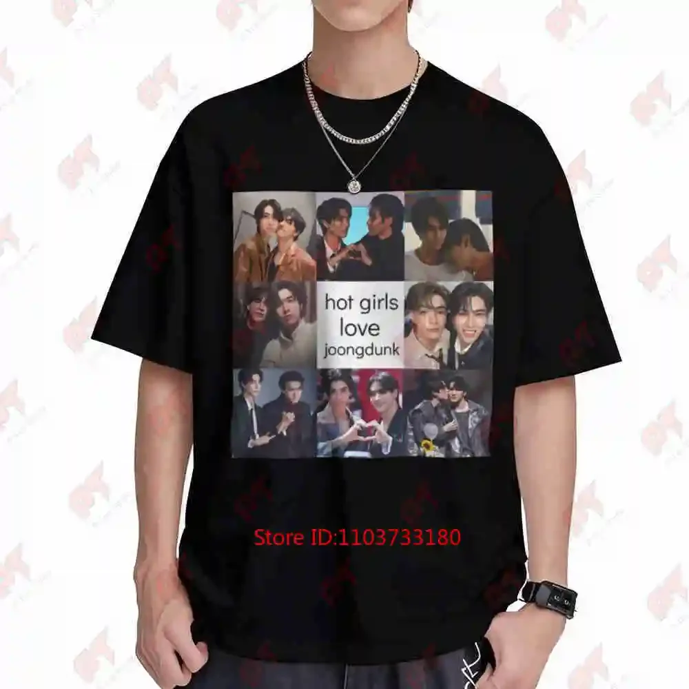 Hot Girls Love Joongdunk Thai BL GMMTV The Heart Killers Short Sleeve Tee 100% Cotton T-Shirt