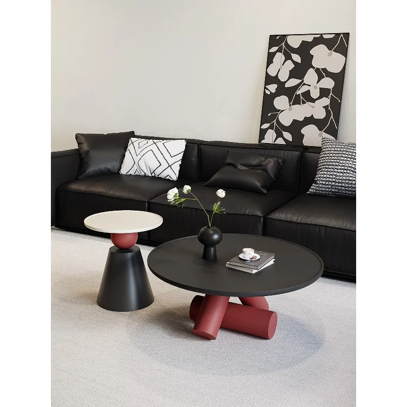 

Living room household light luxury high-end Italian minimalist tea table