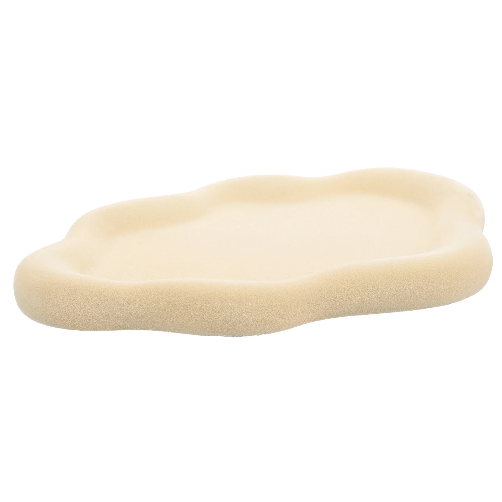 Stylish Ceramic Trinket Tray Jewelry Dish Unique Design Scratch Protection Desk Accessories Organizer Trinket Tray