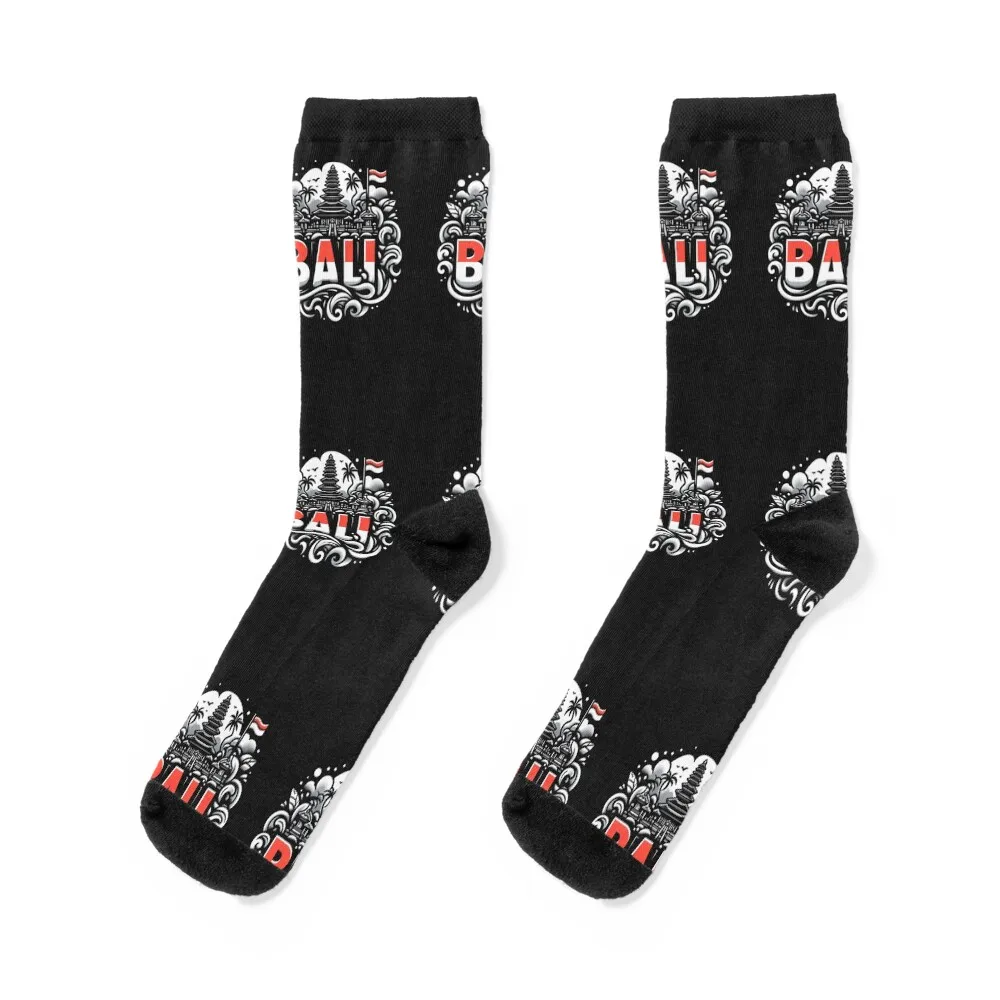 

Bali exotic island Socks Men's cool crazy essential Mens Socks Women's