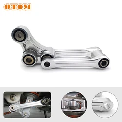 OTOM Motorcycle CNC Rear Swingarm Linkage ARM (Pull Rod) Kit Motocross Rear Shock Absorber Triangle Lever For KTM EXC HUSQVARNA