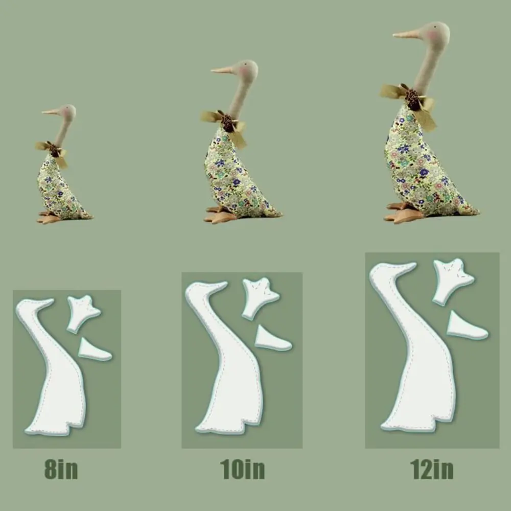 Transparent Ducks Decor Template Set DIY Handicraft Patchwork Ruler Template Quilting Ruler Reusable Handmade Products