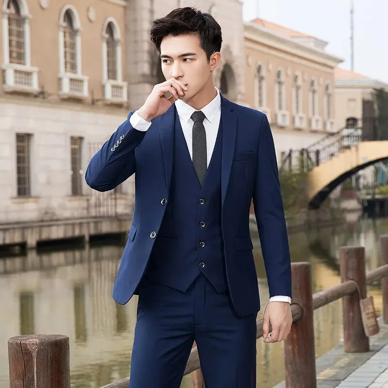 

8919-T-Summer new product hole knife cut loose men Customized suit